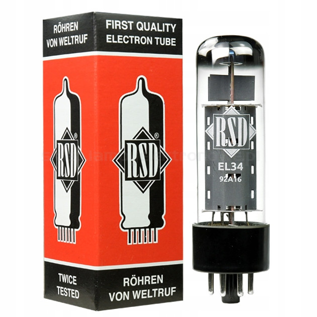 EL34 Rsd – 1 ks – bez výběru