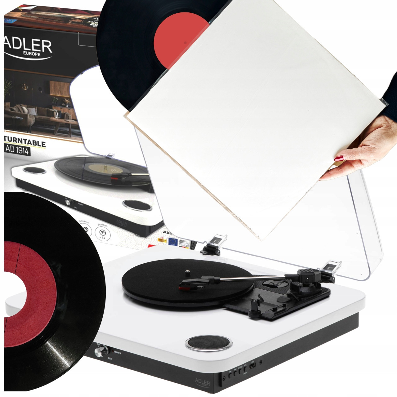 Gramofon s funkcí Blueooth pro vinylové desky 7