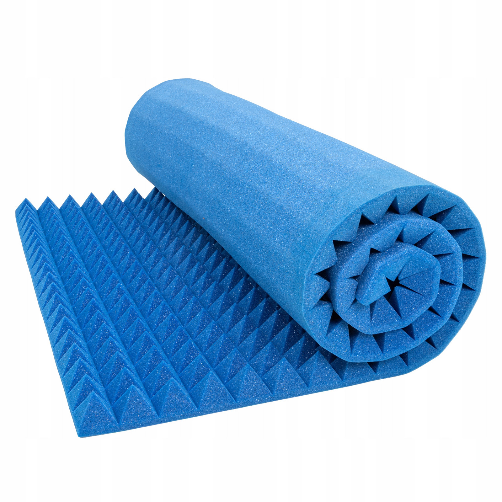 Akustická pěna 5 cm Bitmat pyramida moderní modrá zvukotěsná