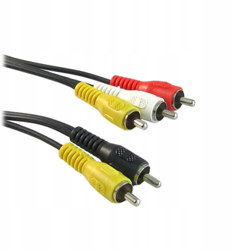 Připojení 3 Rca konektory na 2 Rca konektory 1.5m