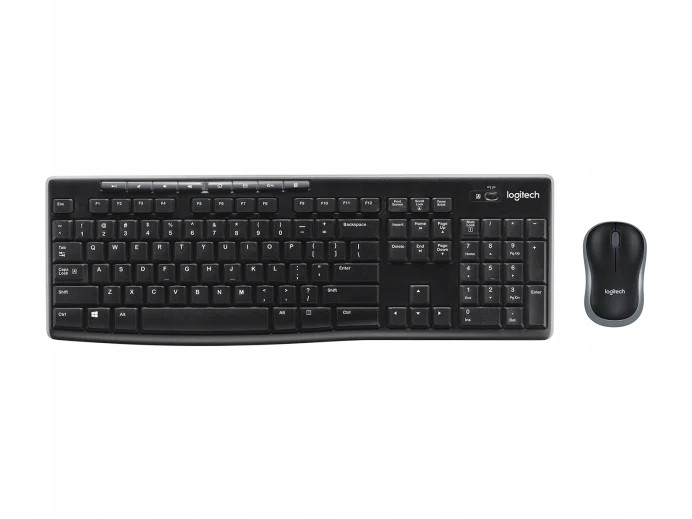 2 x sada bezdrátové klávesnice a myši Logitech MK270