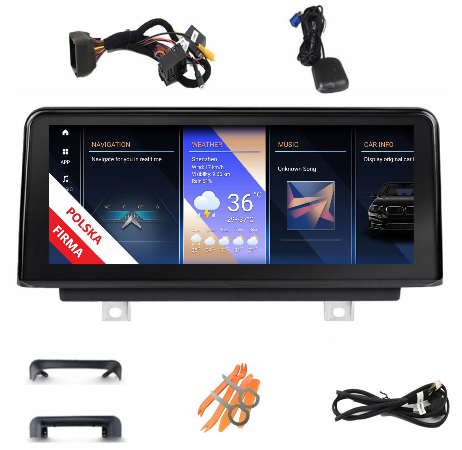 Navigace Monitor Android Bmw F20 F21 F22 F23 Nbt S665 8/128 Gb Carplay Lte