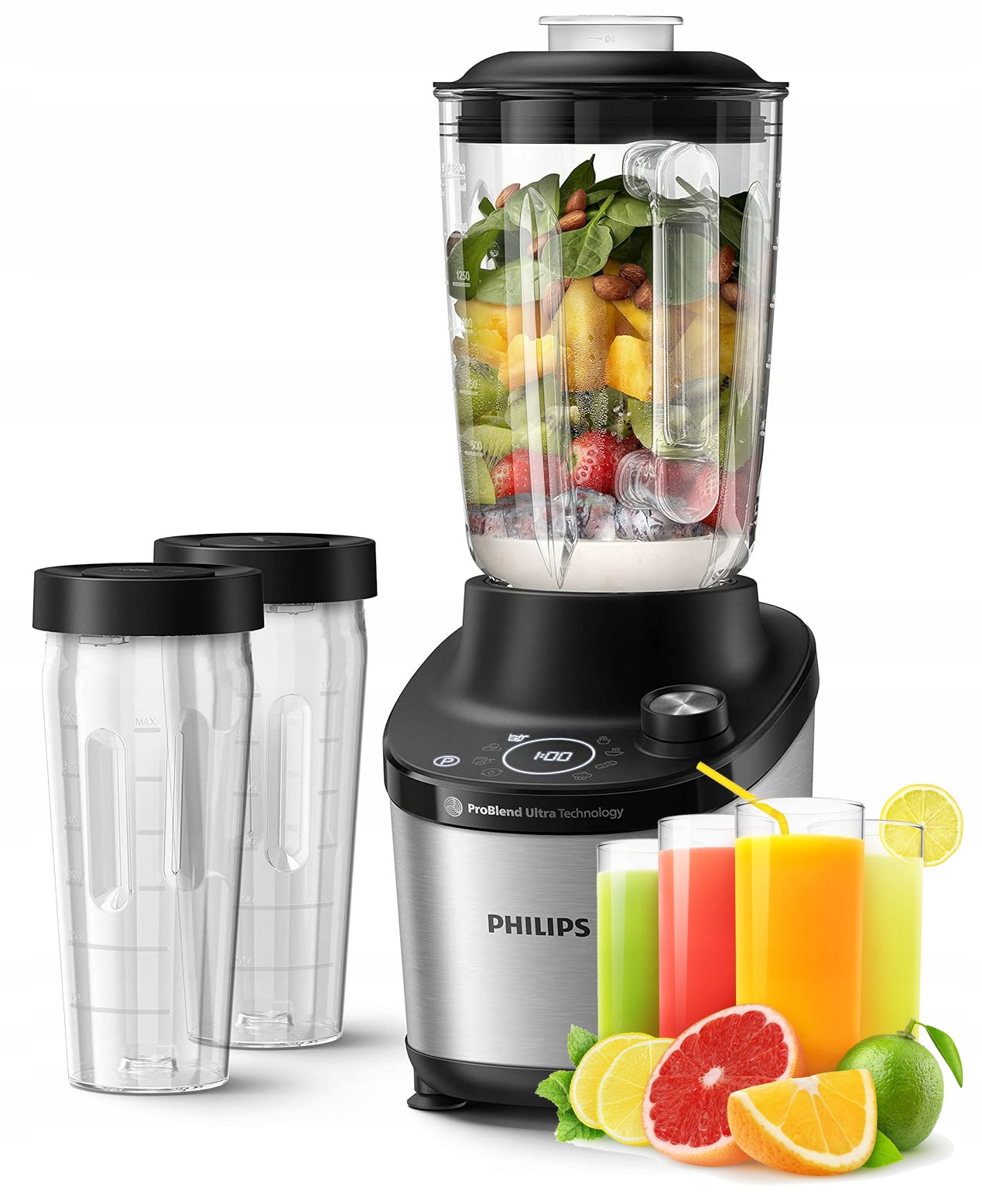 Stolní Mixér Philips Problend Ultra 7000 HR3760/10 1500W 2 Lahve