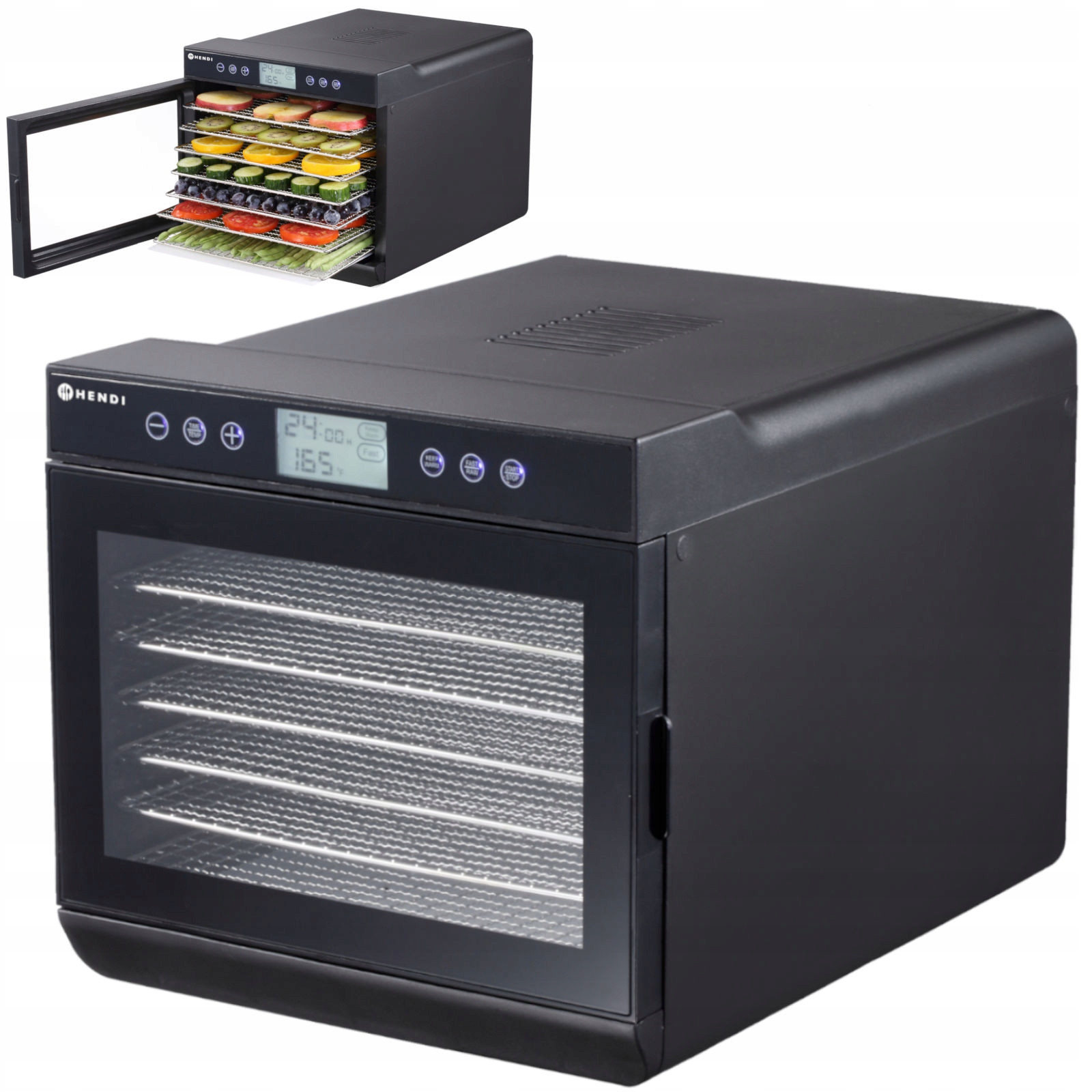 Sušička potravin zeleniny a plodů hub rybích bylin 7 roštů 500 W 230 V