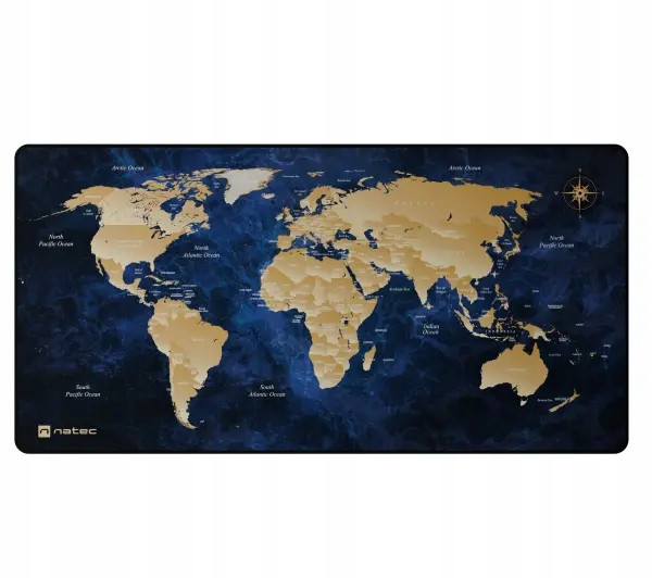 2 x Podložka Pod Myš Natec World Deep Blue 800X400 MM
