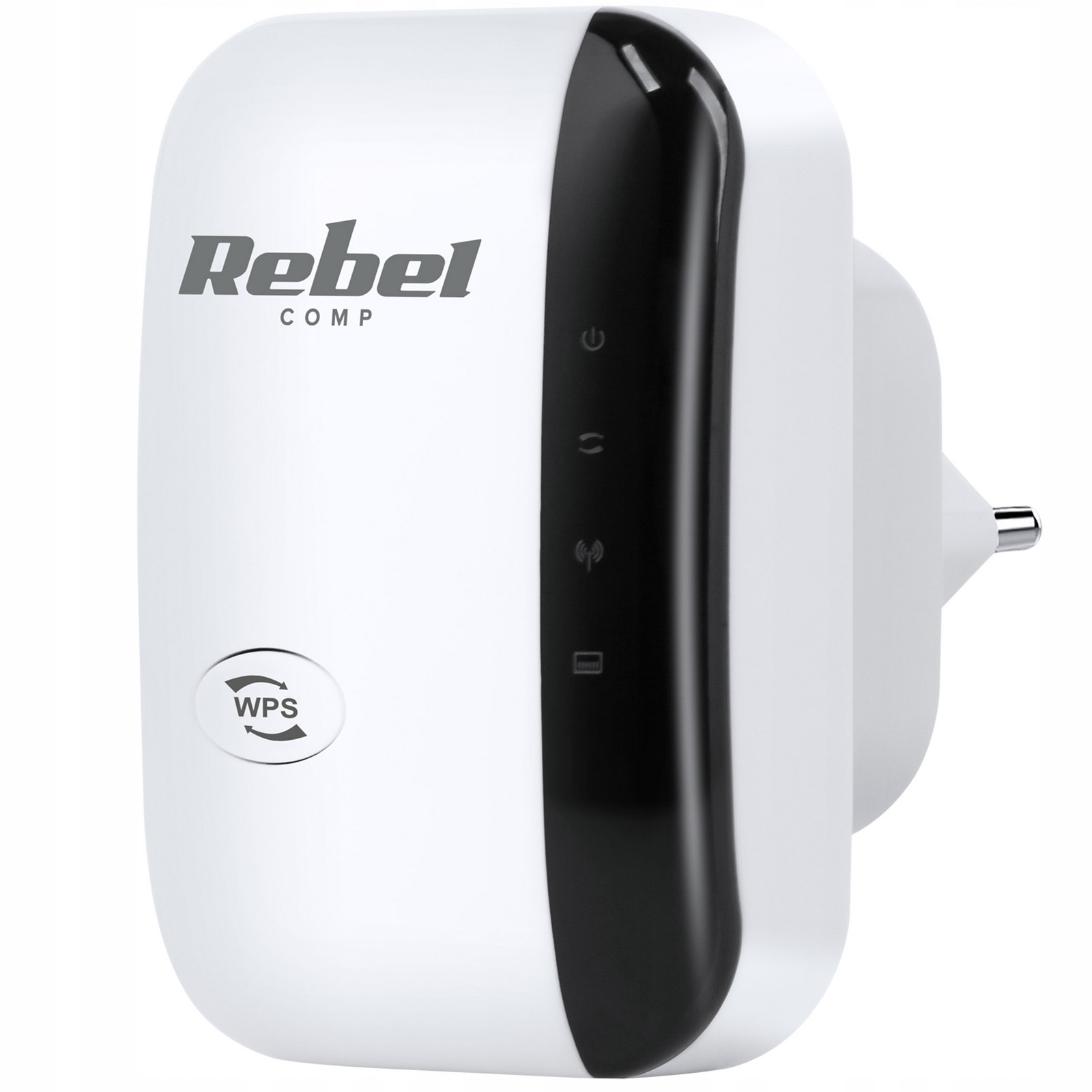 2 x Rebel KOM1030 Repeater – zesilovač bezdrátové sítě Wi-Fi