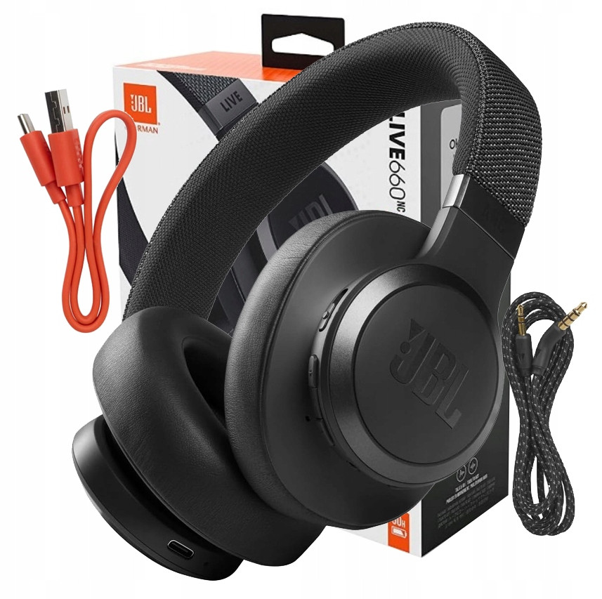 Bezdrátová Sluchátka Jbl Live 660NC Do Uší S Aktivní Redukcí