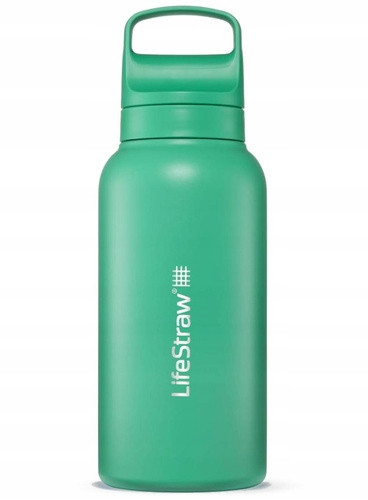 Termoláhev s filtrem LifeStraw Go Steel 1 l cactus green