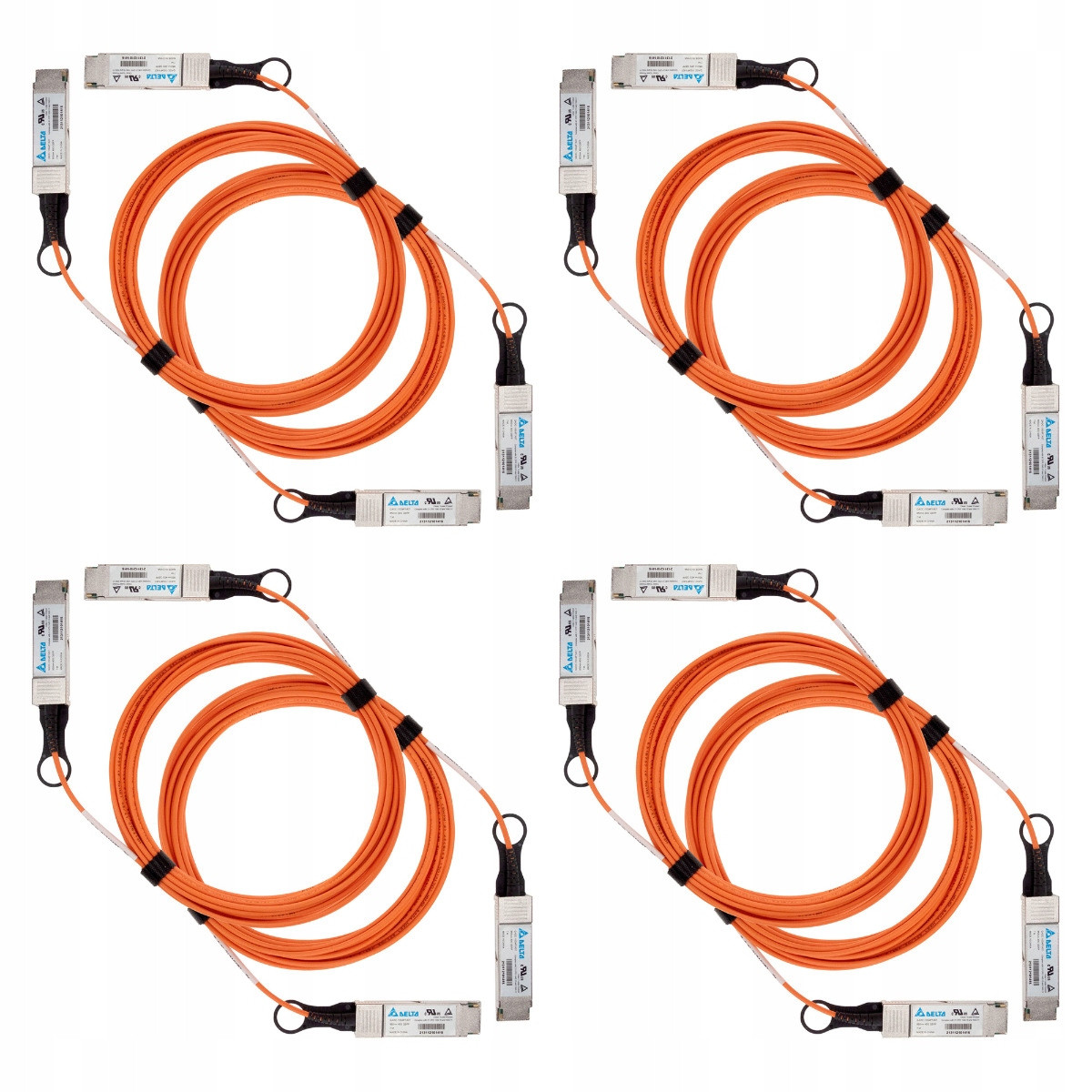 Delta QAOC-10G4F1A07 Qsfp/qsfp 40G 850nm 7M x8