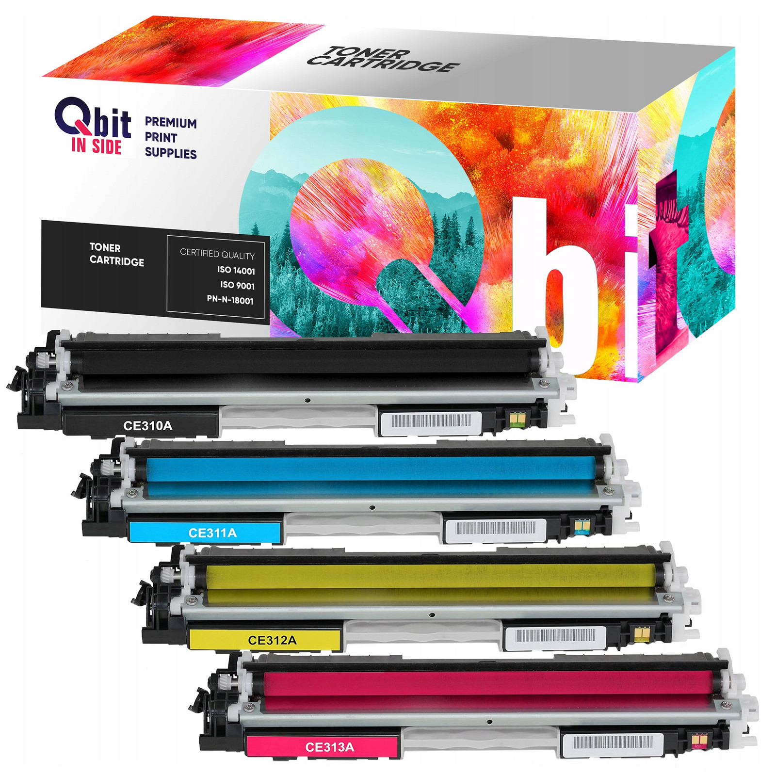 4x Toner Pro Hp Color Laserjet CP1025 CP1025nw M175nw M175a CE310A 126A