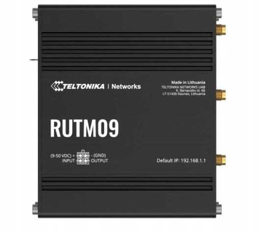 Lte router RUTM09 (Cat6), 2xSIM, 1xWAN, 3xLAN, 4xGbE