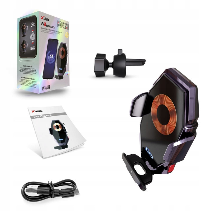 Xblitz FX8 Exclusive Automatický Držák Funkce Bezdrátového Nabíjení