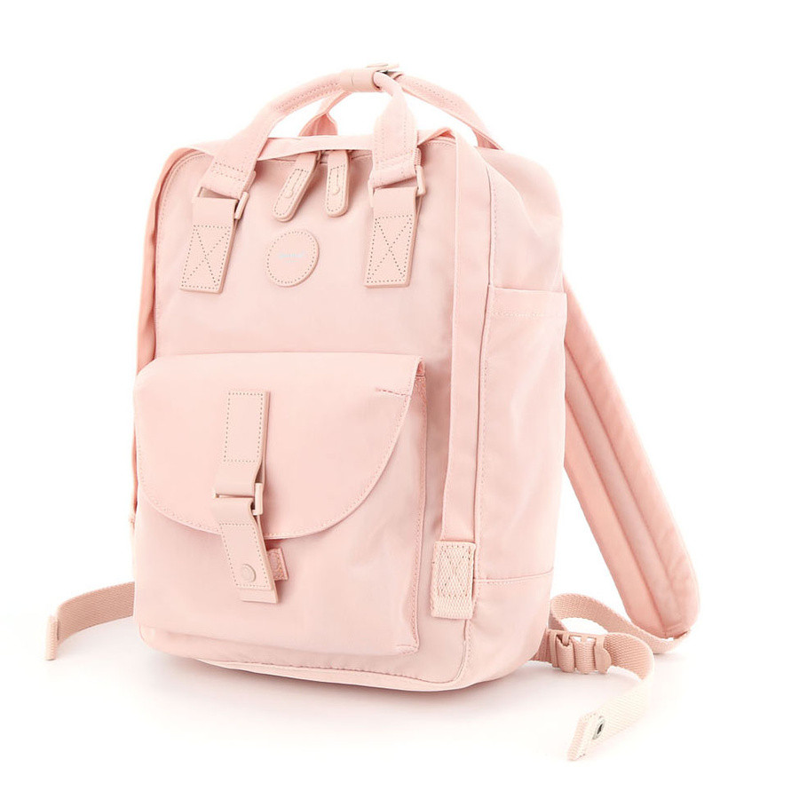Voděodolný batoh v růžové barvě se zapínáním na zip Himawari