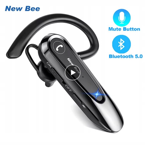 Bezdrátová sluchátka do ucha Bluetooth 5.0 New Bee LC-B45