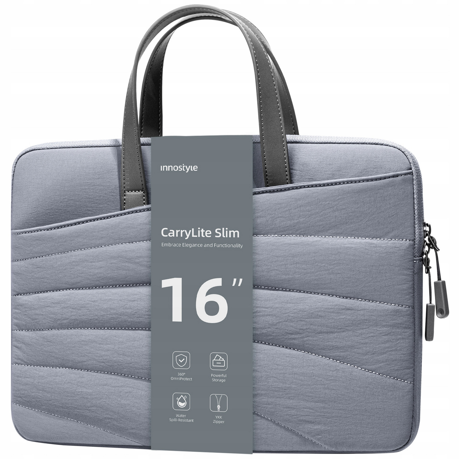 Innostyle Dámská Taška Na Notebook 15 6 16 Voděodolná Carrylite Slim Šedá
