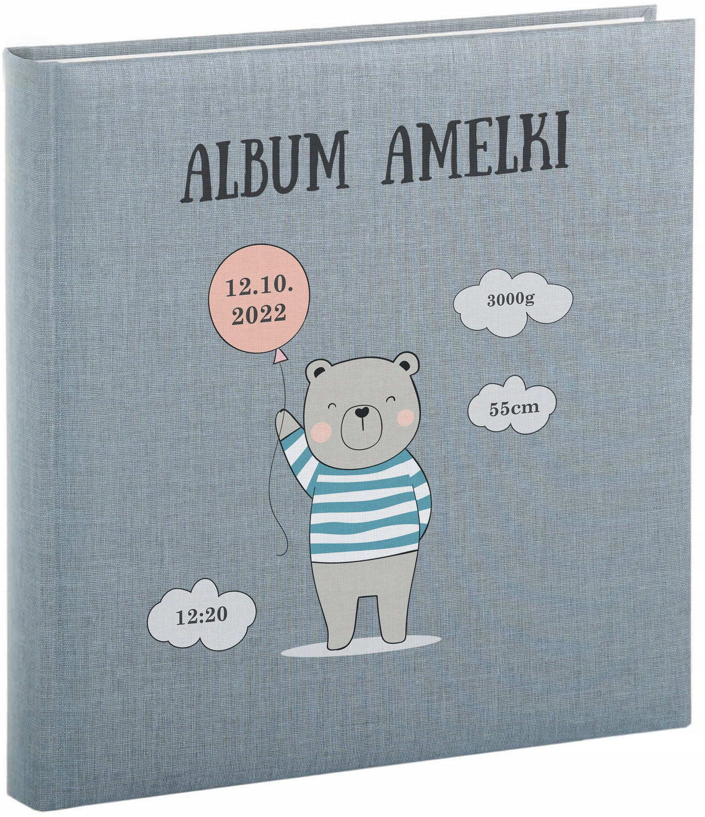 Album fotografií dítěte – 30 karet – Váš potisk – Křest – kvalita Goldbuch