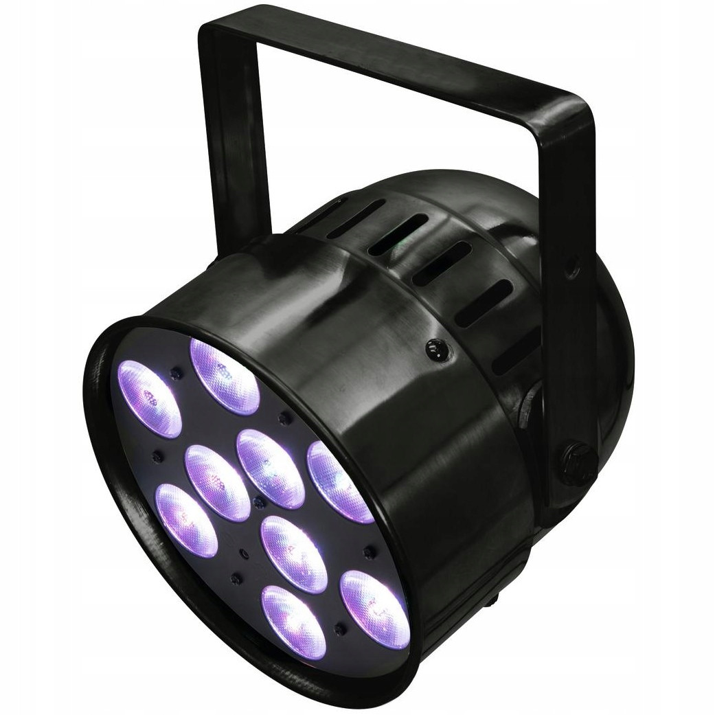 Eurolite Led PAR-56, 9x10W Hcl, DMX, Ir, černý