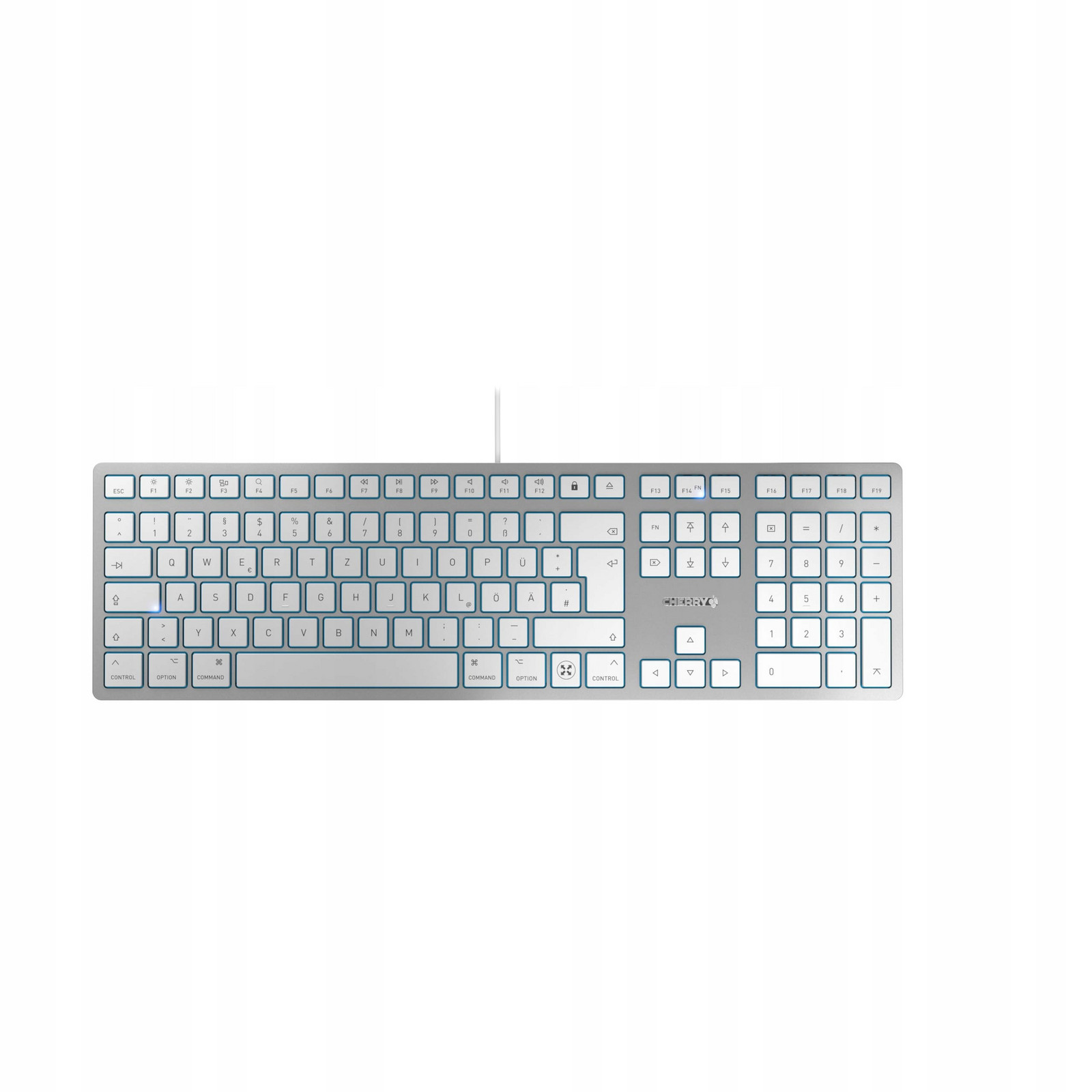 Cherry Kc 6000C For Mac drátová klávesnice rozložení Mac rozložení němčina