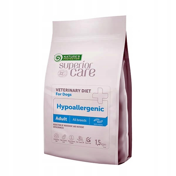Nature's Protection Vet Hypoalergenní krmivo pro dospělé psy Insect 1,5 kg