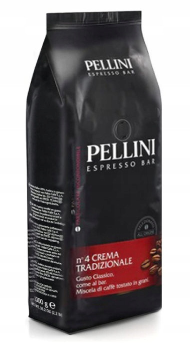 Pellini Crema Tradizionale Káva Zrnková 1 kg