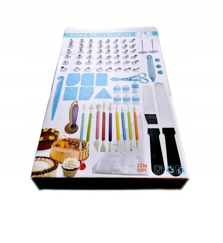 Sada nářadí na zdobení dortů 78 dílků