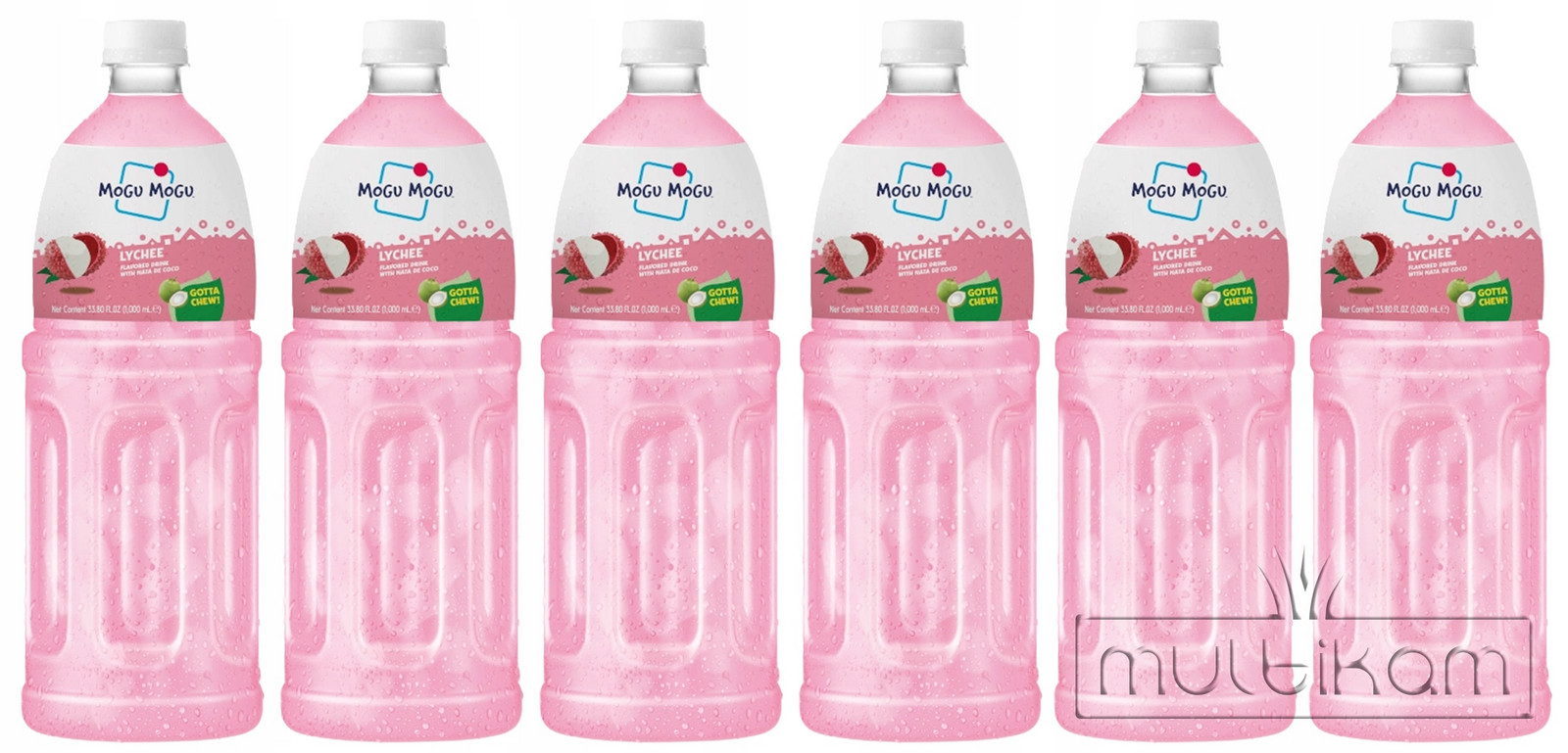 Mogu Mogu s Nata de Coco Liči (Lychee) 6 x 1000 ml