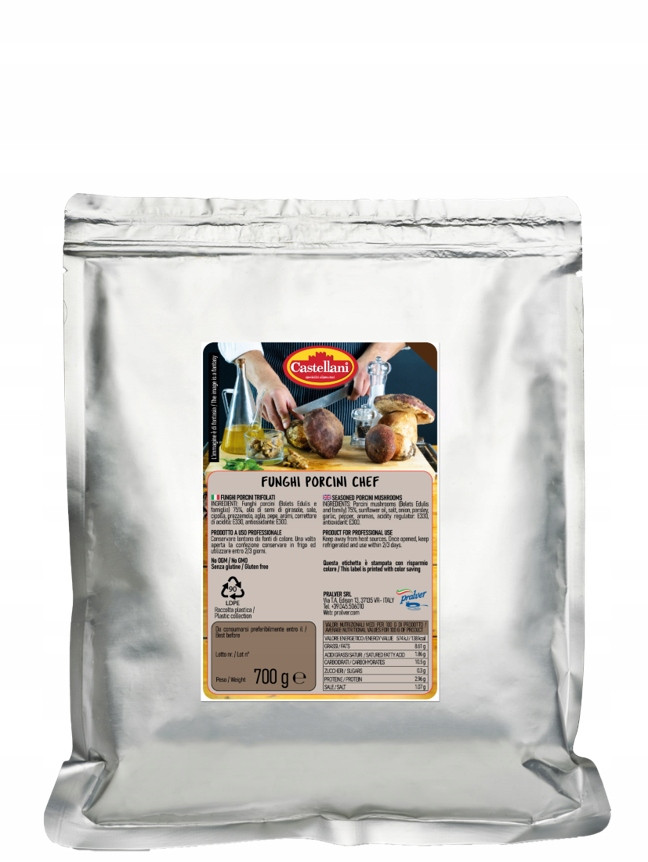 Hříbky krájené v oleji 700 g Pralver