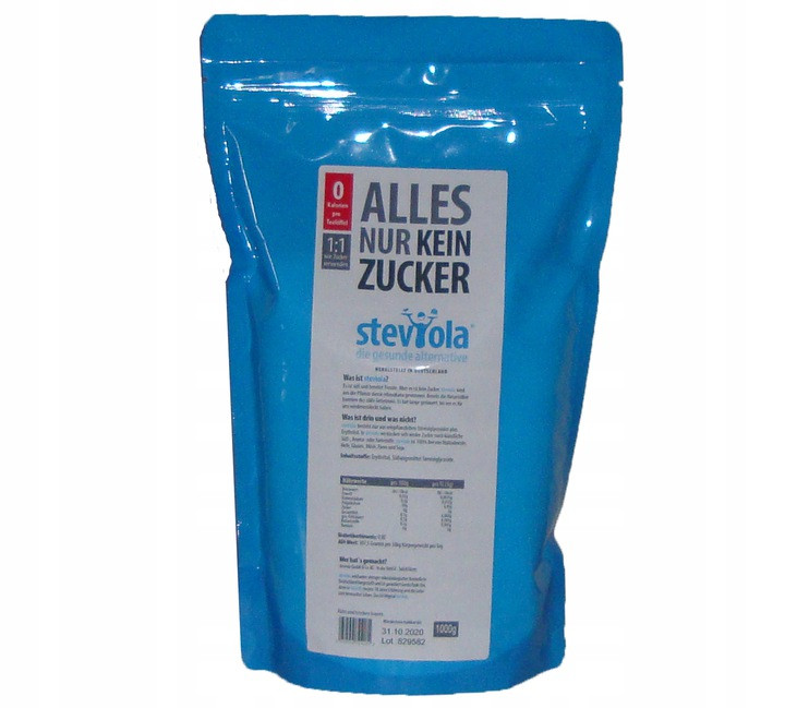 Stevia Sladidlo Stevia Prášek 1KG kvalita Německo