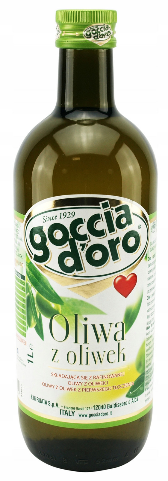 Goccia D'oro Oliva Z Olivek 1000 ml