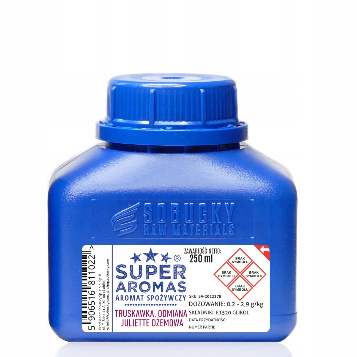 Aromas Potravinářská příchuť Jahoda Odrůda Juliette Džemová 250 ml