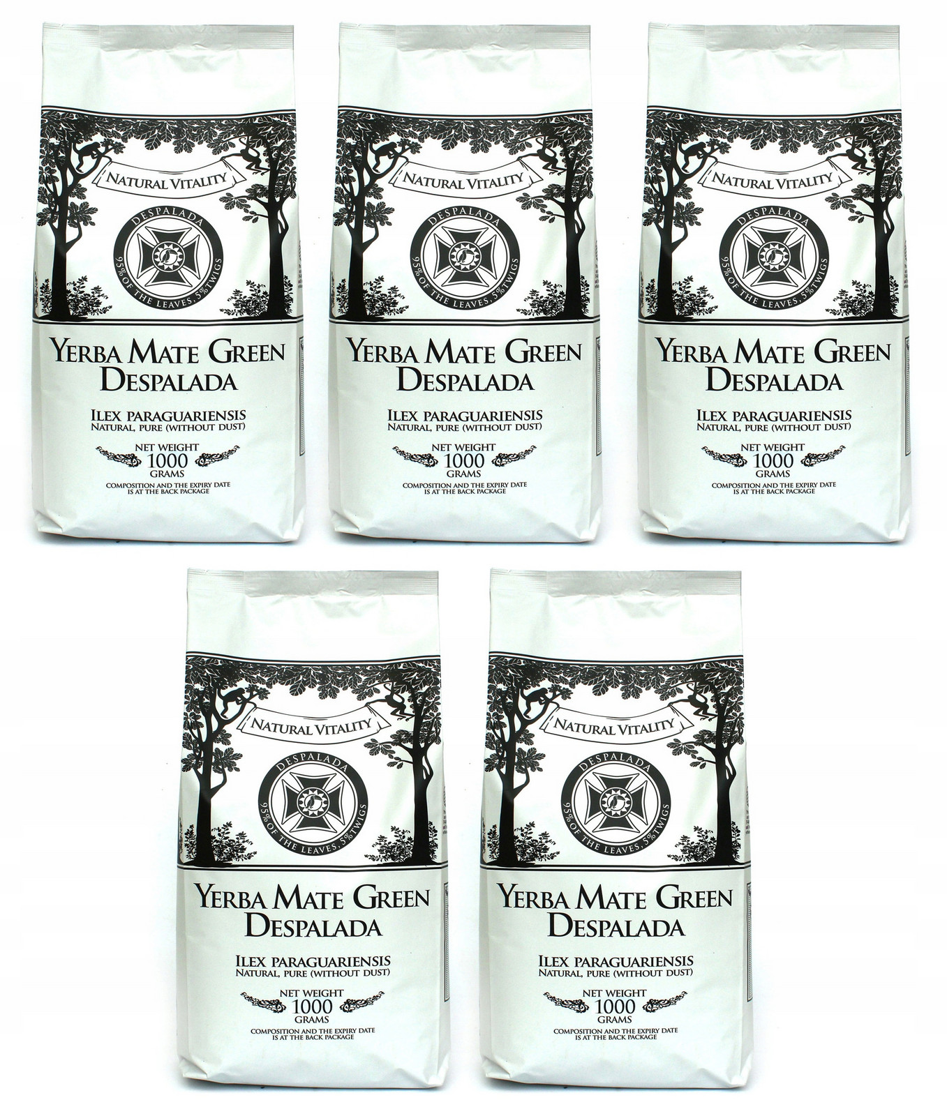 Yerba Mate Green Despalada 5x 1kg