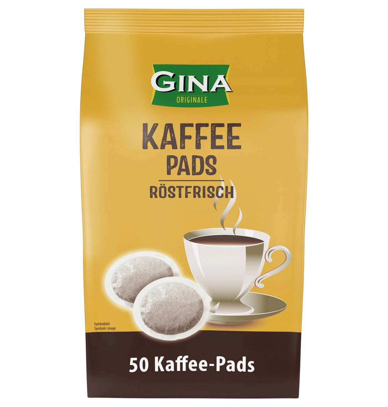 Gina Kaffee Gemahlen Pads 50 ks