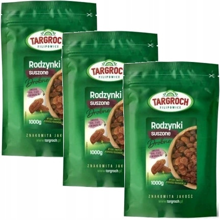 3x Targroch Rozinky sultánky 1 kg