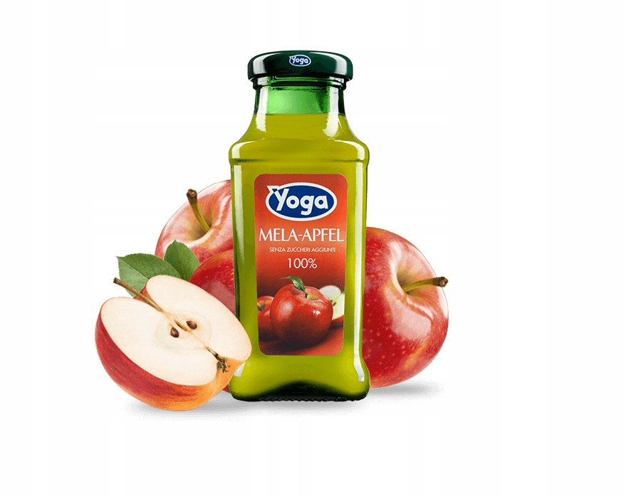 Jablečná šťáva 100% 4,8 l (24 ks x 200 ml) Yoga