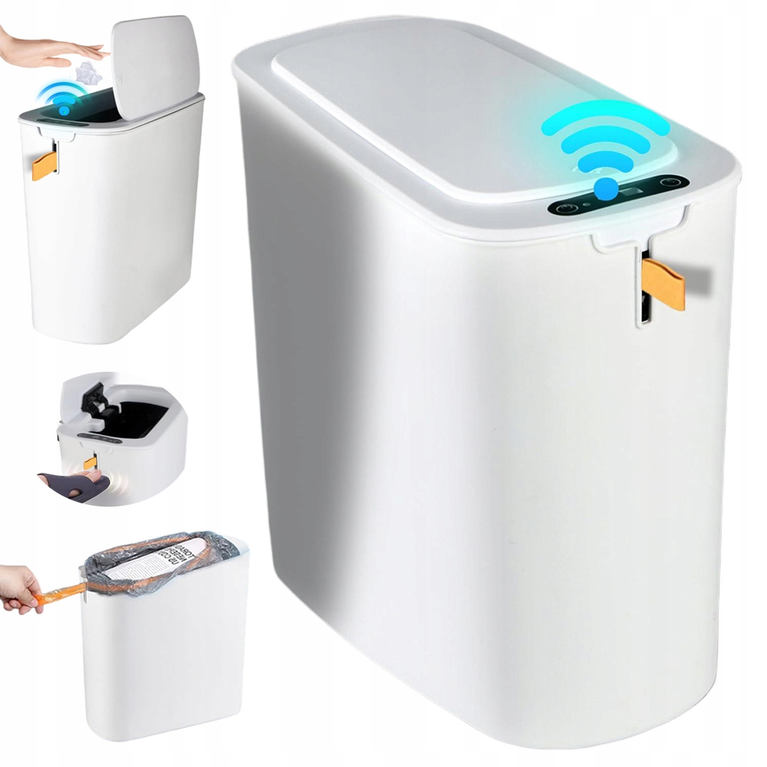 Automatický Odpadkový Koš 12 L S Bezdotykovým Senzorem Pohybu, Tichý, IPX5