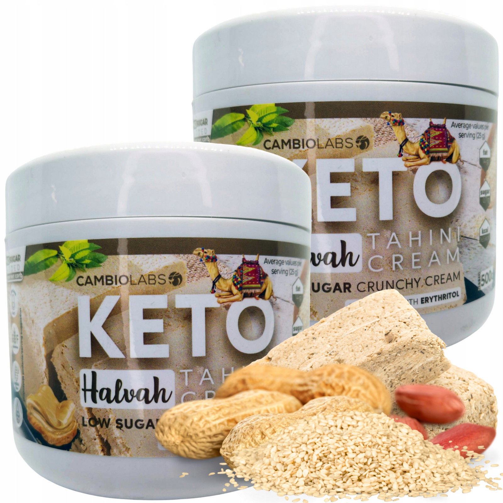 Krém Ořechové máslo s příchutí chaluhy Keto bez cukru