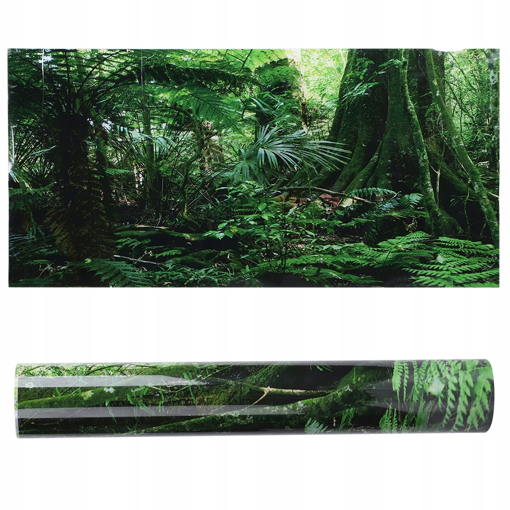 Samolepicí Pozadí Akvária Rainforest 122X46 CM