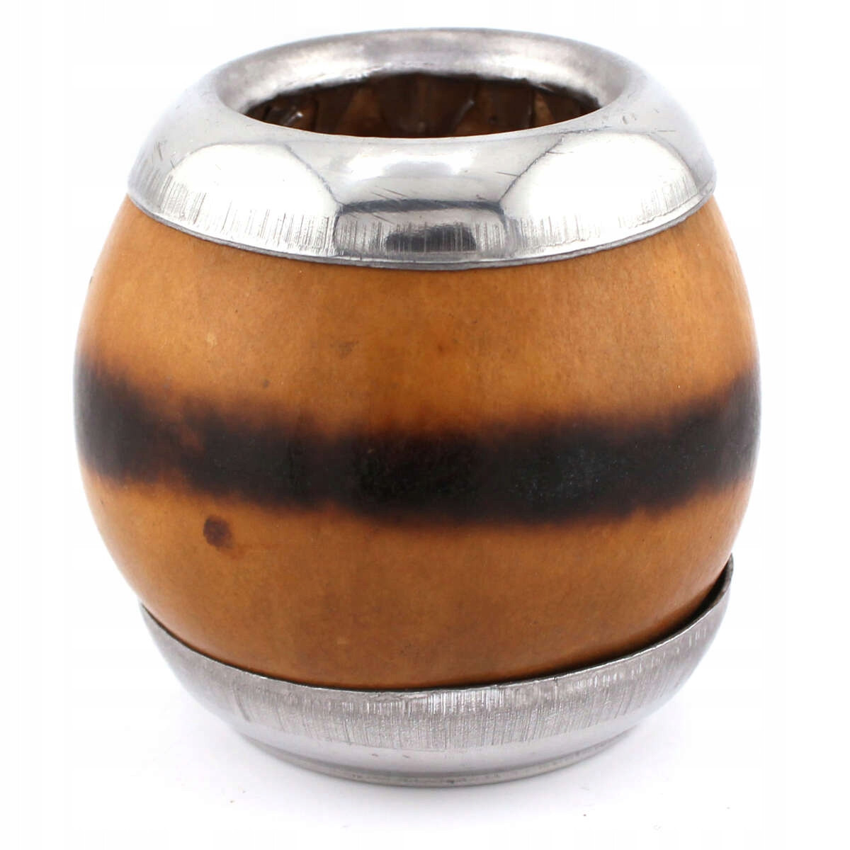 Pravá Tykev Argentina dvojitě okovaná Originální Matero pro Yerba Mate