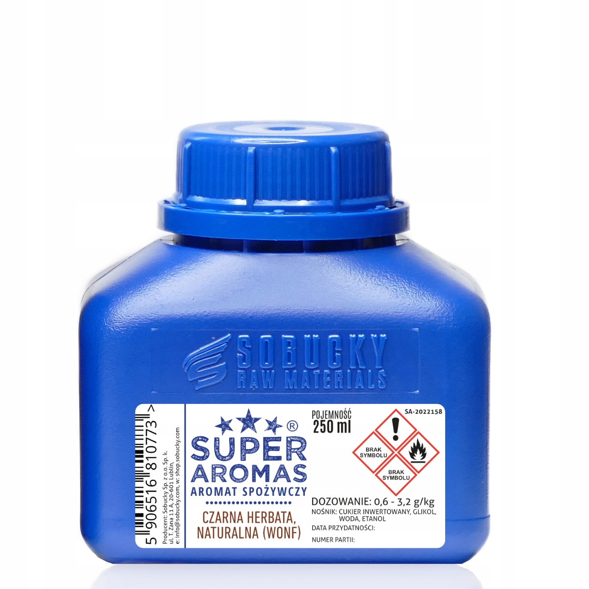 Aromas Potravinářské aroma Černý Čaj Přírodní Wonf 250 ml