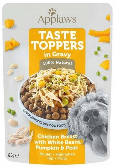 Applaws Dog Taste Toppers 85G Kuřecí Fazole A Dýně 85G