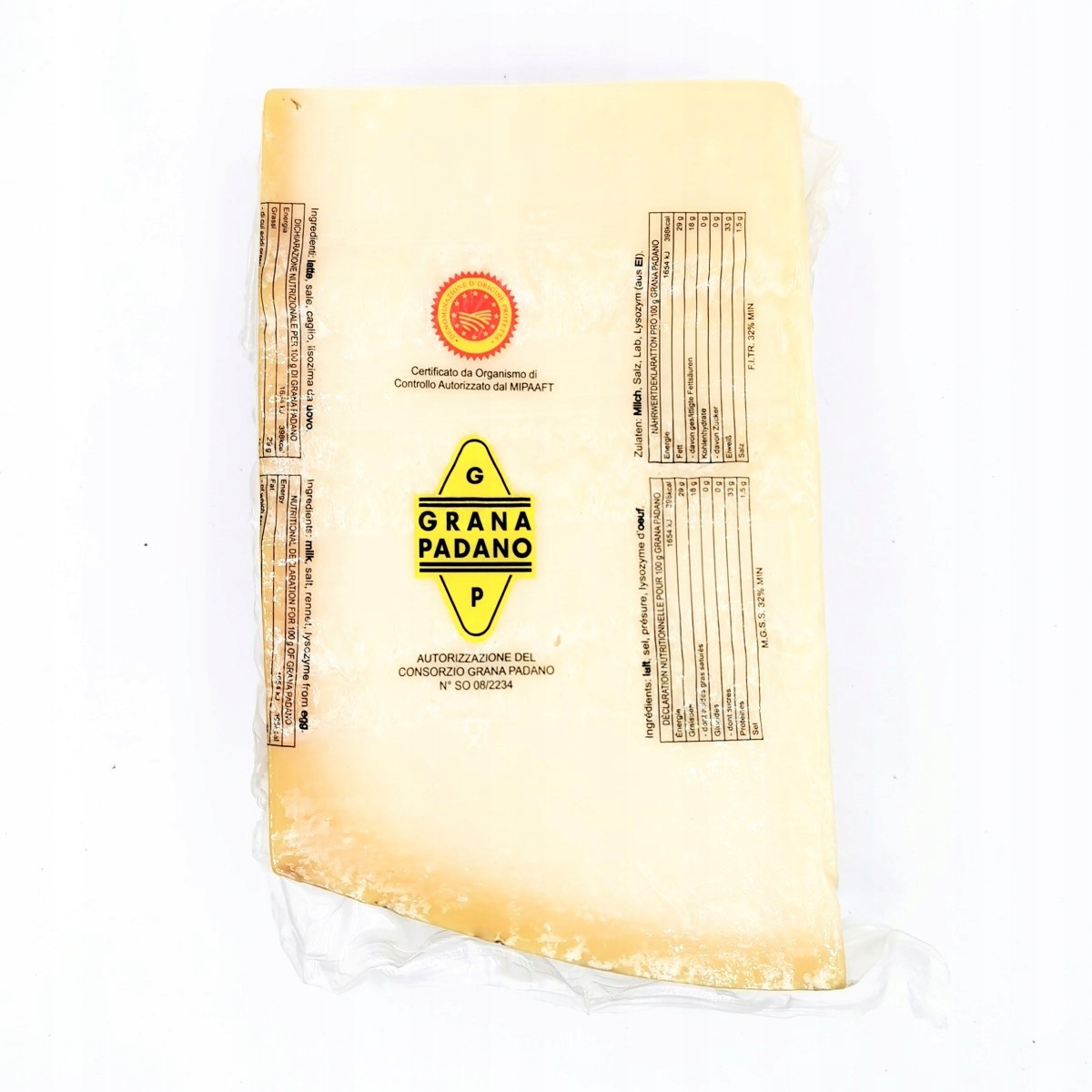 Sýr Grana Padano Dop 1074 g Italský