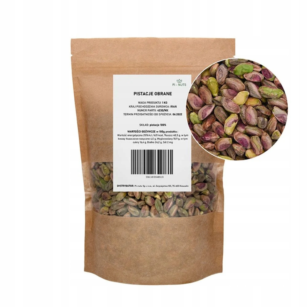 Pistácie Loupané 1KG Pi-nuts