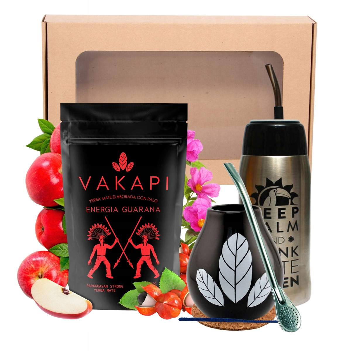 Sada na Dárek Yerba Mate Vakapi Energia Guarana 0,5 kg 500 g Yerbomos 4.0