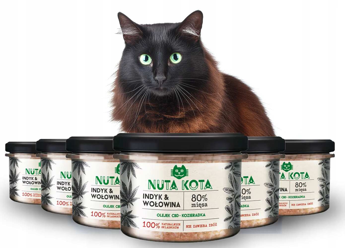 Nuta Kota tóny s krůtím a hovězím masem bezobilné krmivo 200g