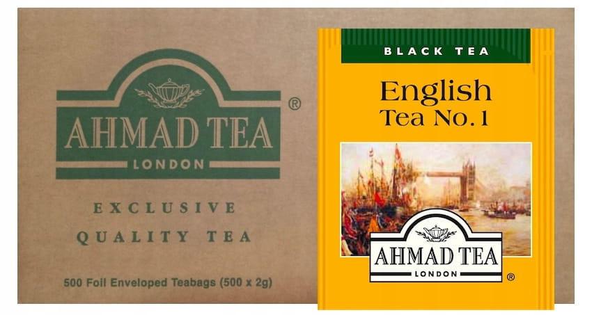 Ahmad Tea Čaj Černý English No 1 500 obálek