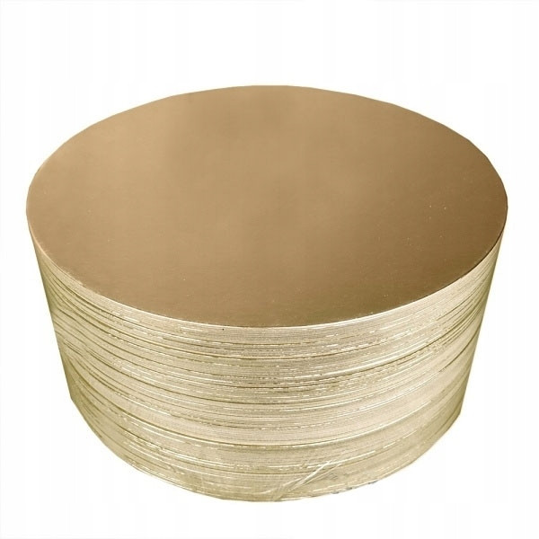 zlatý podklad 100ks kulatý 18 cm 92-82