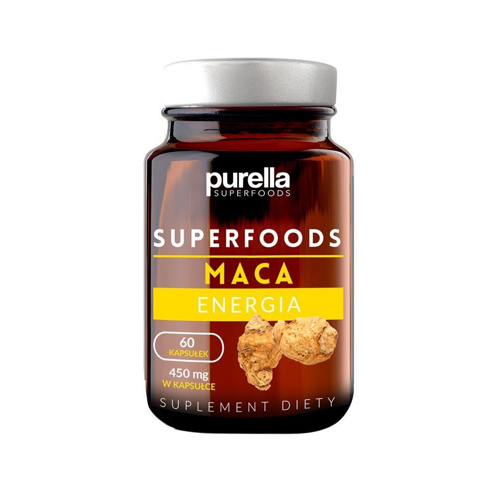 2 x doplněk na energii Purella Superfoods Maca (60 kapslí)