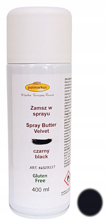Semiš ve spreji Polmarkus Černý 400ml