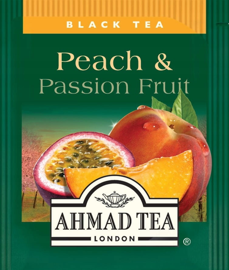 Ahmad Tea Čaj Černá Broskev Marakuja 500 obálek Peach & Passion