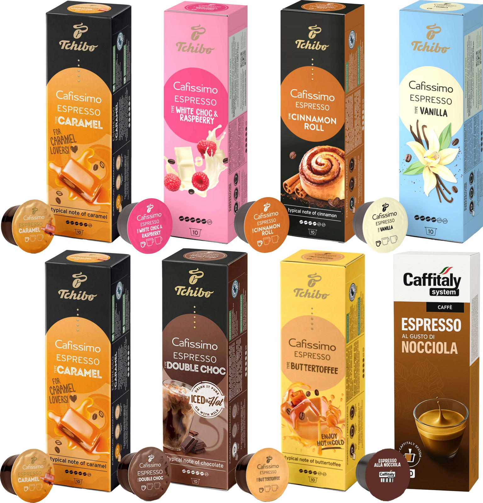 Smaková Sada MIX 80 kapslí pro Cafissimo